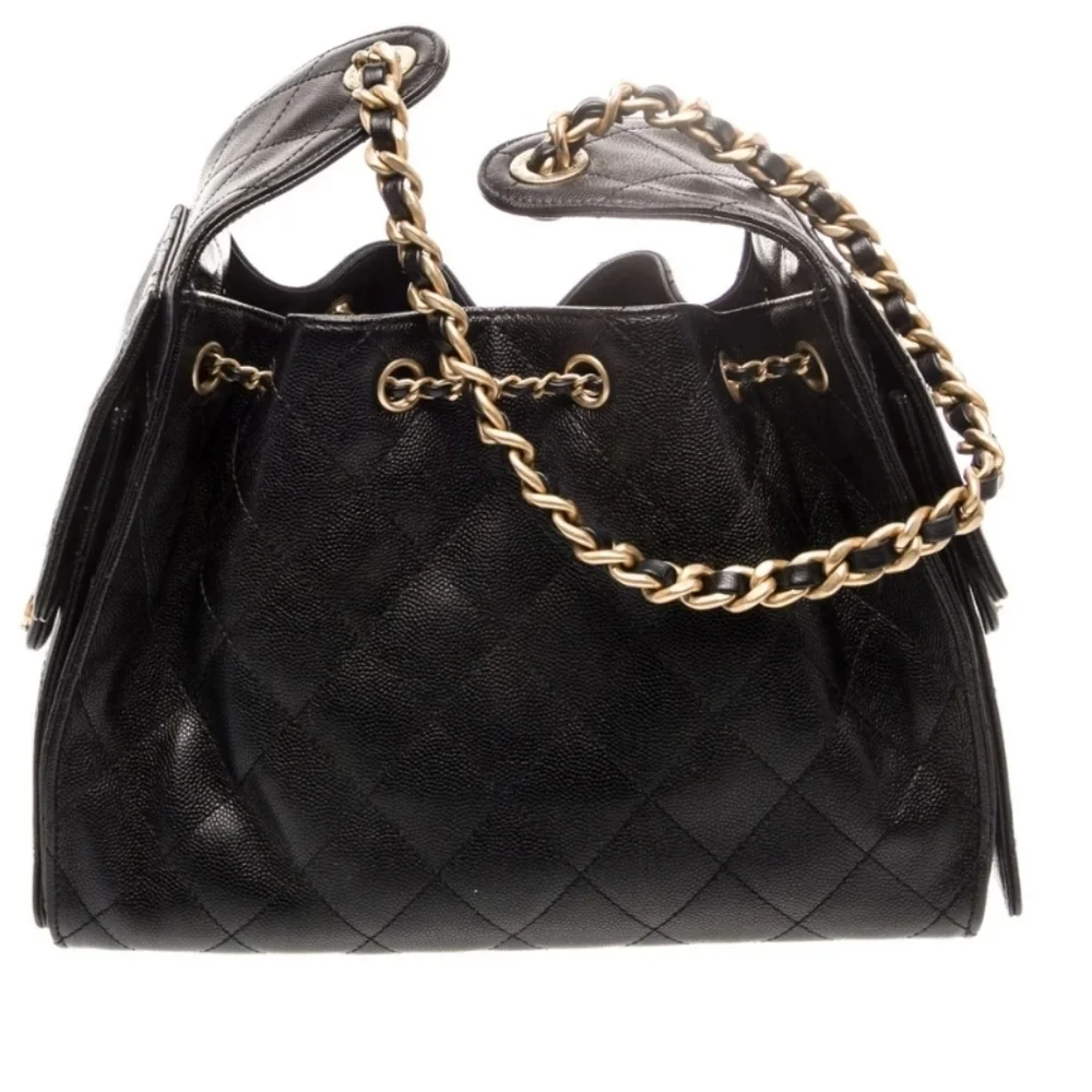 Chanel Hobo Handbag Spring/Summer 2025 Collection by Virginie Viard Black